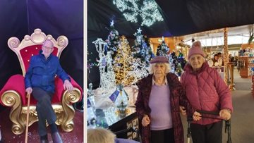 Hamilton care home Residents visit local gardening centres